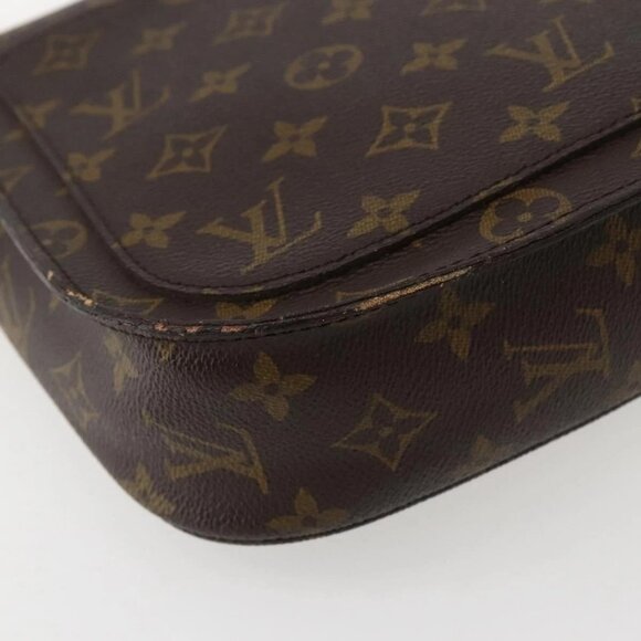 LOUIS VUITTON Monogram Saint Cloud GM Shoulder Bag M51242 LV Auth BA5645 - Picture 4 of 16